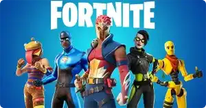personagens de fortnite em estilo colorido