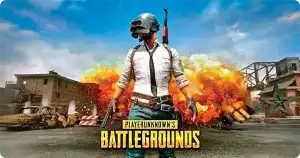 jogador de pubg battlegrounds com explosão