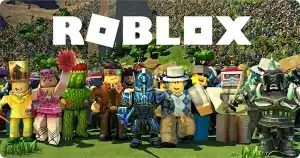 personagens do roblox em estilo de bloco
