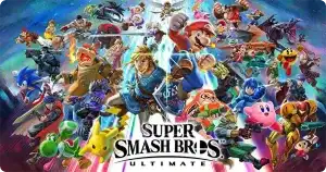 super smash bros personagens collage